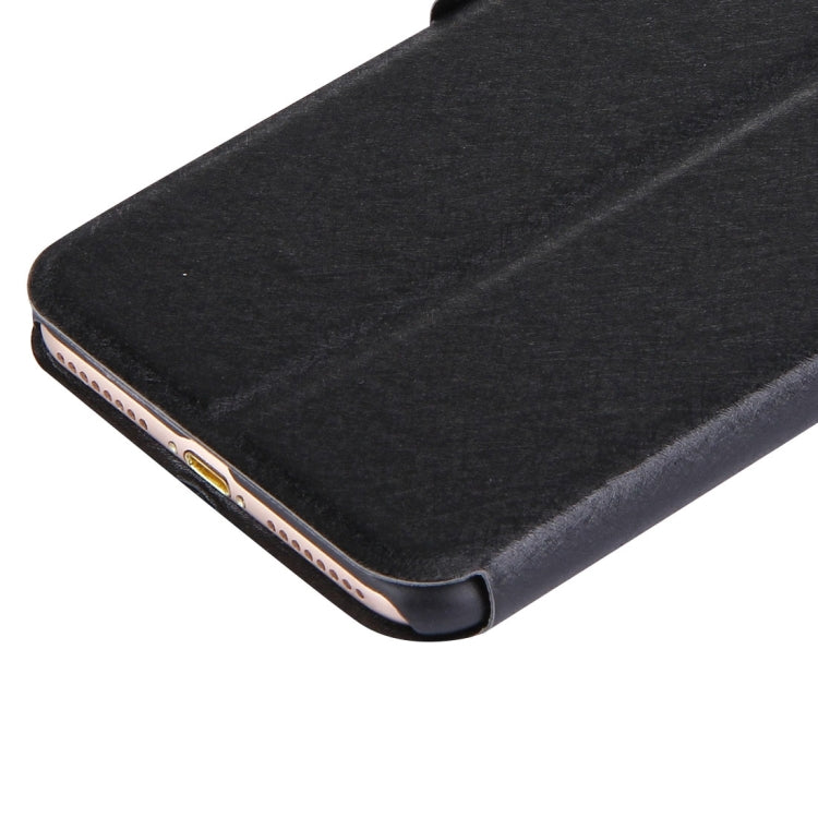 For iPhone 8 Plus & 7 Plus   Solid Color Horizontal Flip Leather Case with Call Display ID & Holder & Magnetic Buckle
