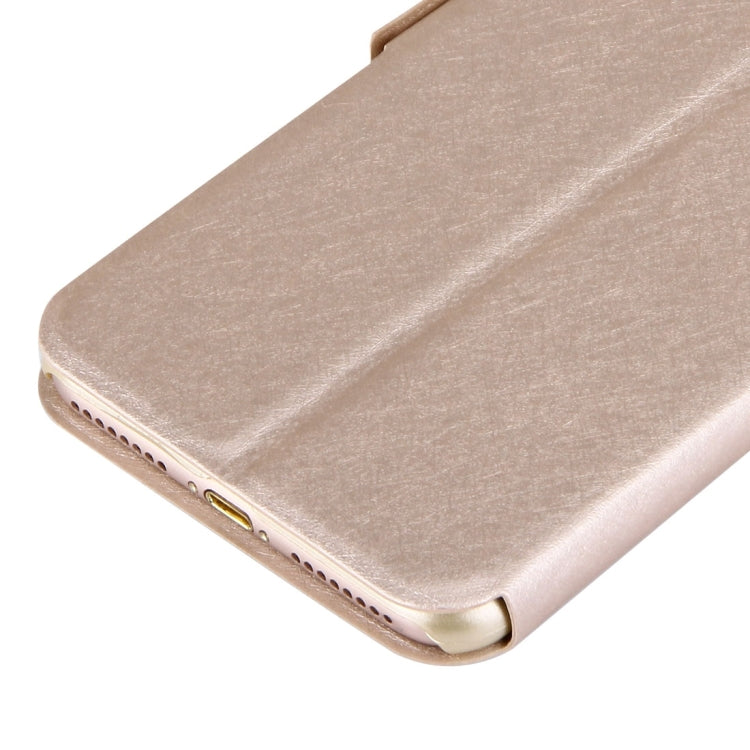For iPhone 8 Plus & 7 Plus   Solid Color Horizontal Flip Leather Case with Call Display ID & Holder & Magnetic Buckle