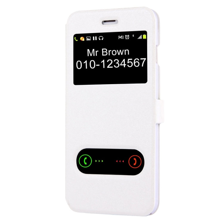 For iPhone 8 Plus & 7 Plus   Solid Color Horizontal Flip Leather Case with Call Display ID & Holder & Magnetic Buckle