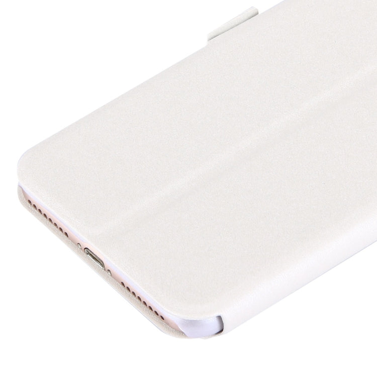 For iPhone 8 Plus & 7 Plus   Solid Color Horizontal Flip Leather Case with Call Display ID & Holder & Magnetic Buckle