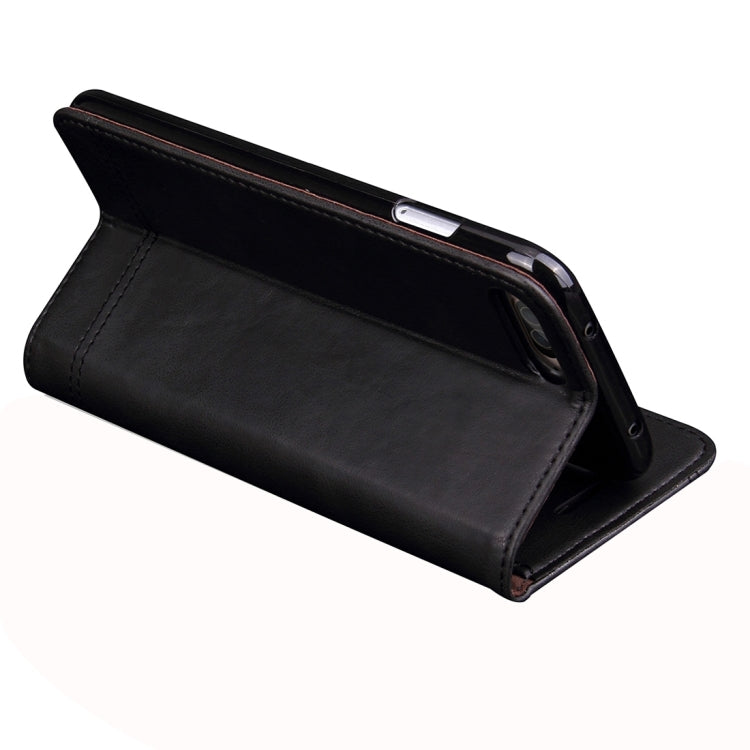 For iPhone 8 Plus & 7 Plus   Retro Crazy Horse Texture Magnetic Adsorption Horizontal Flip Leather Case with Card Slot & Holder & Wallet