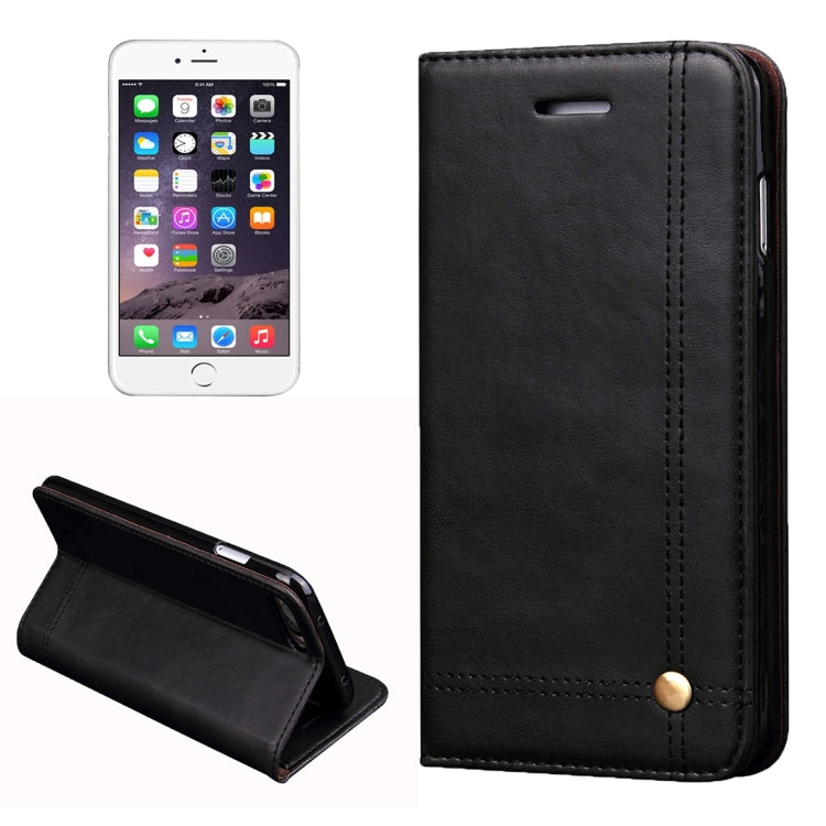 For iPhone 8 Plus & 7 Plus   Retro Crazy Horse Texture Magnetic Adsorption Horizontal Flip Leather Case with Card Slot & Holder & Wallet