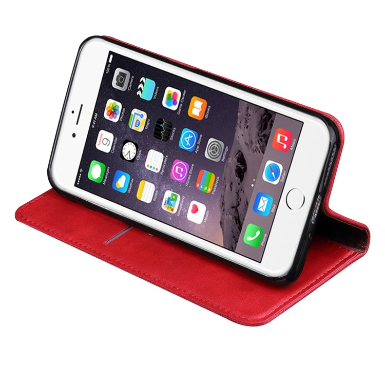For iPhone 8 Plus & 7 Plus   Retro Crazy Horse Texture Magnetic Adsorption Horizontal Flip Leather Case with Card Slot & Holder & Wallet