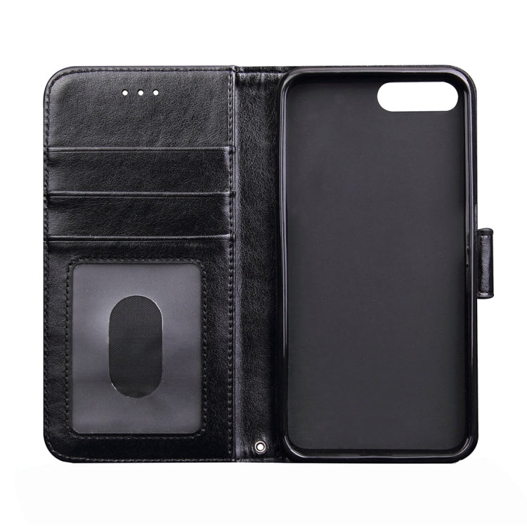 For iPhone 8 Plus & 7 Plus   Knead Skin Texture Splice Horizontal Flip Leather Case with Photo Frame & Card Slot & Holder & Wallet & Lanyard