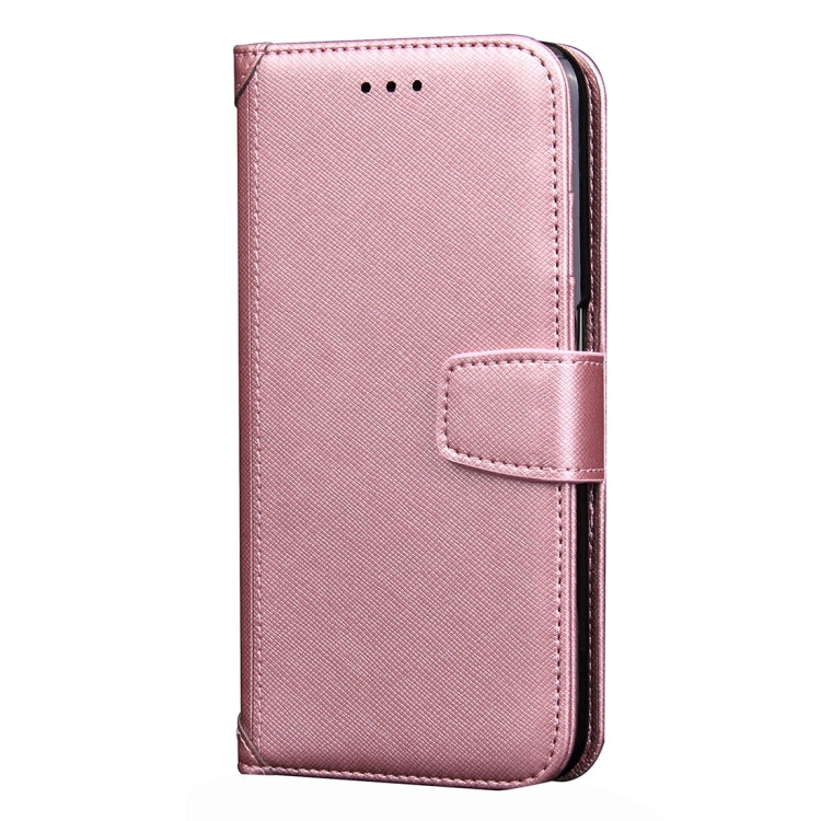 For iPhone 8 Plus & 7 Plus   Knead Skin Texture Splice Horizontal Flip Leather Case with Photo Frame & Card Slot & Holder & Wallet & Lanyard