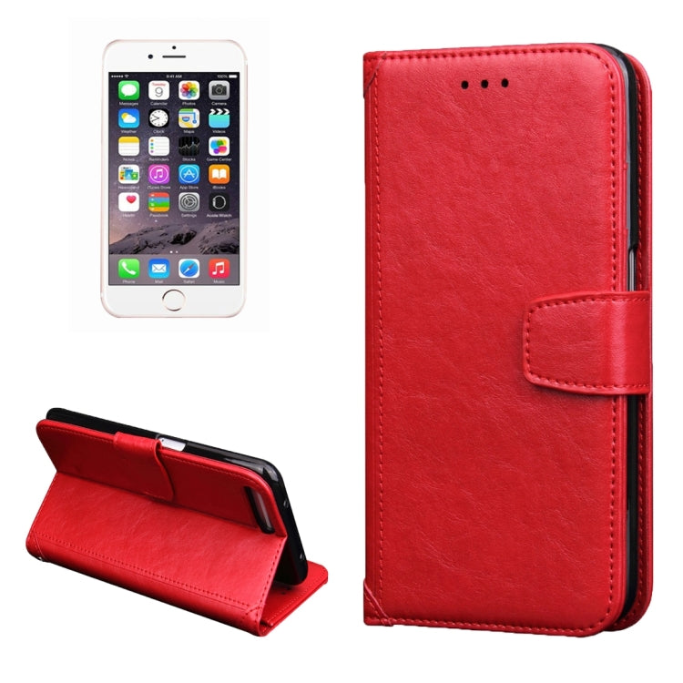 For iPhone 8 Plus & 7 Plus   Knead Skin Texture Splice Horizontal Flip Leather Case with Photo Frame & Card Slot & Holder & Wallet & Lanyard