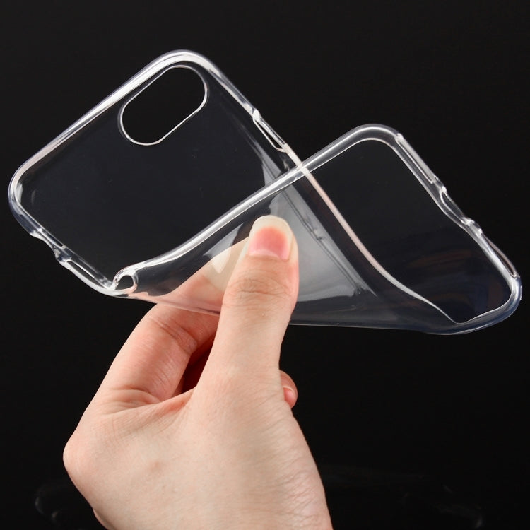 For iPhone 8 Plus & 7 Plus Transparent TPU Protective Case(Transparent)