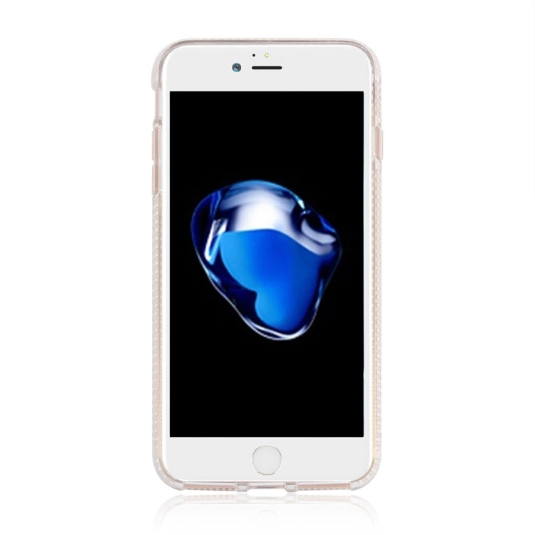 For iPhone 8 Plus & 7 Plus   Transparent D3O TPU Protective Cover Case(Transparent)