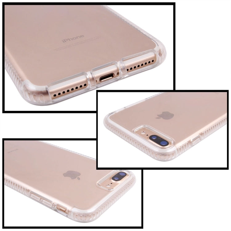 For iPhone 8 Plus & 7 Plus   Transparent D3O TPU Protective Cover Case(Transparent)