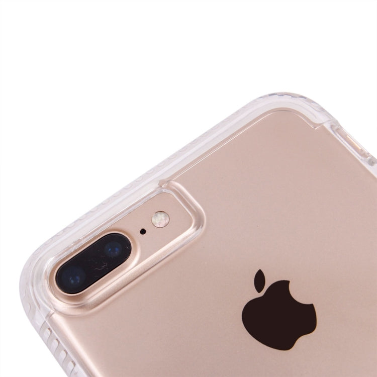 For iPhone 8 Plus & 7 Plus   Transparent D3O TPU Protective Cover Case(Transparent)