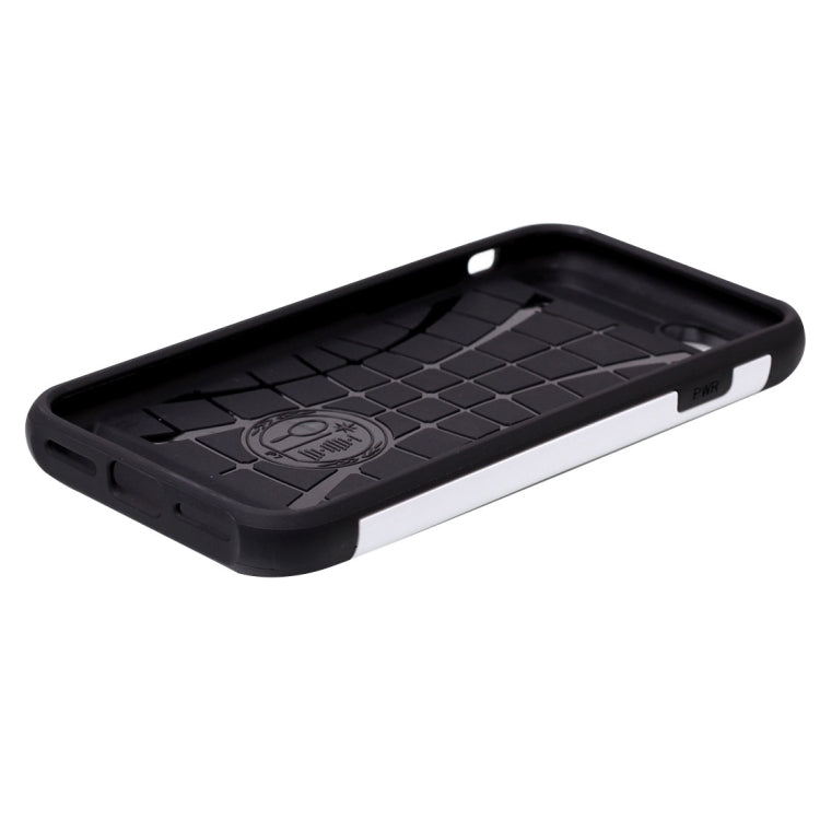 For iPhone 8 Plus & 7 Plus   Slide Style TPU + PC Combination Case with Card Slot