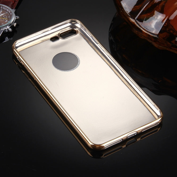 For iPhone 8 Plus & 7 Plus   3D Litchi Texture Soft TPU Protective Case