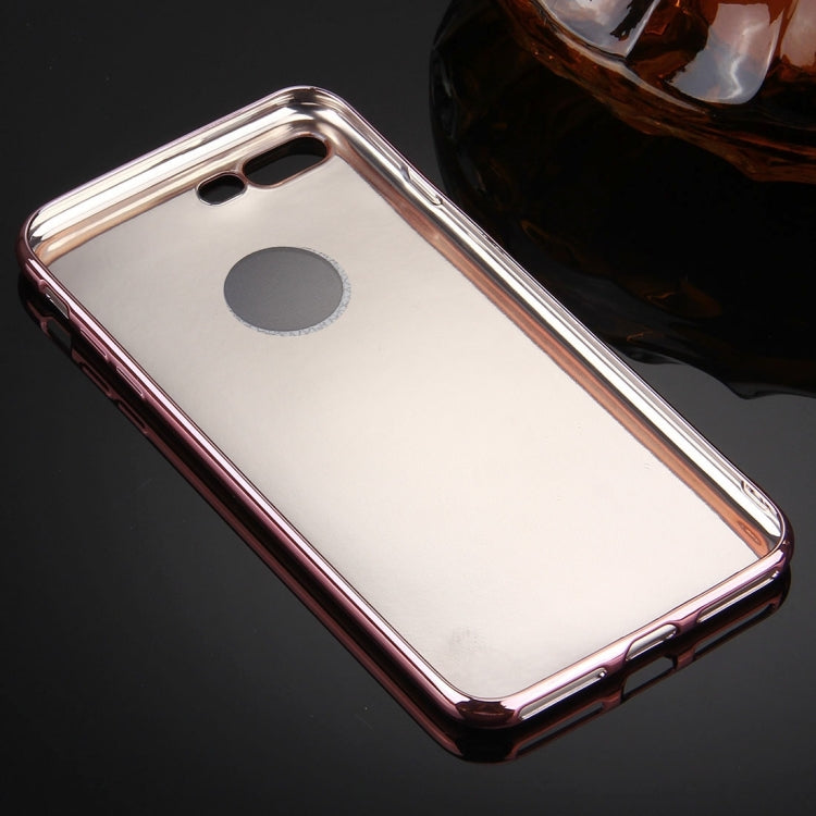 For iPhone 8 Plus & 7 Plus   3D Litchi Texture Soft TPU Protective Case