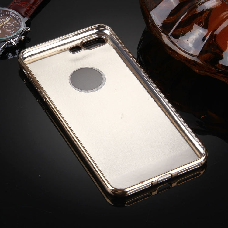 For iPhone 8 Plus & 7 Plus   3D Litchi Texture Soft TPU Protective Case