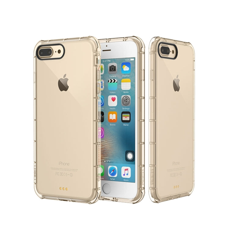 Rock for iPhone 8 Plus & 7 Plus   Fence Series Drop Protection Case Transparent Soft TPU Air Sacs Shockproof Protective Back Case