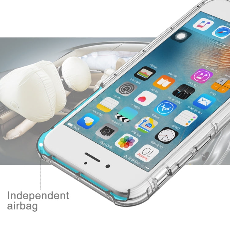 Rock for iPhone 8 Plus & 7 Plus   Fence Series Drop Protection Case Transparent Soft TPU Air Sacs Shockproof Protective Back Case