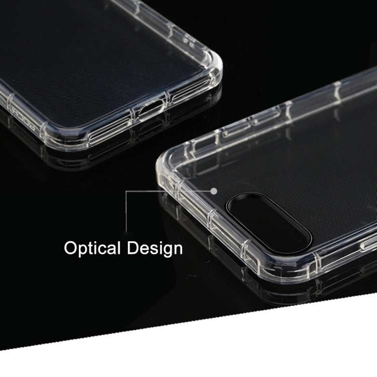 Rock for iPhone 8 Plus & 7 Plus   Fence Series Drop Protection Case Transparent Soft TPU Air Sacs Shockproof Protective Back Case