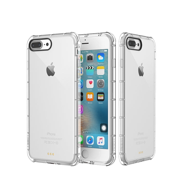 Rock for iPhone 8 Plus & 7 Plus   Fence Series Drop Protection Case Transparent Soft TPU Air Sacs Shockproof Protective Back Case