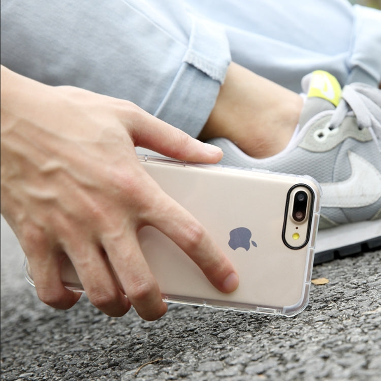 Rock for iPhone 8 Plus & 7 Plus   Fence Series Drop Protection Case Transparent Soft TPU Air Sacs Shockproof Protective Back Case
