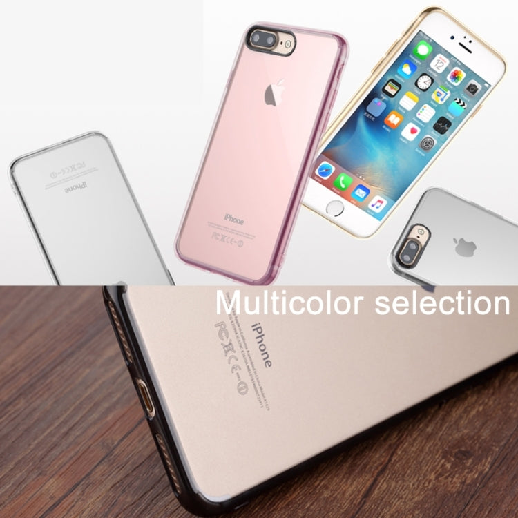 Rock for iPhone 8 Plus & 7 Plus   Pure Series Concise Style Ultrathin Transparent TPU + PC Protective Back Case