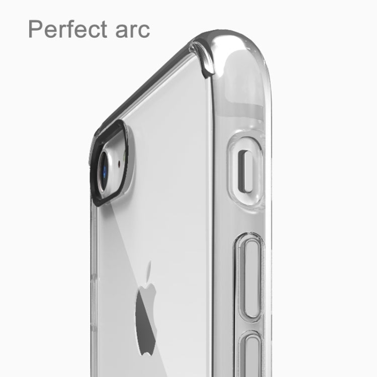 Rock for iPhone 8 Plus & 7 Plus   Pure Series Concise Style Ultrathin Transparent TPU + PC Protective Back Case