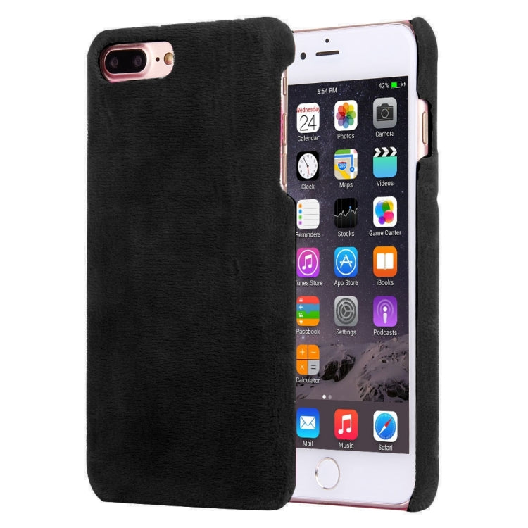 For iPhone 8 Plus & 7 Plus   Faux Fur PC Protective Case