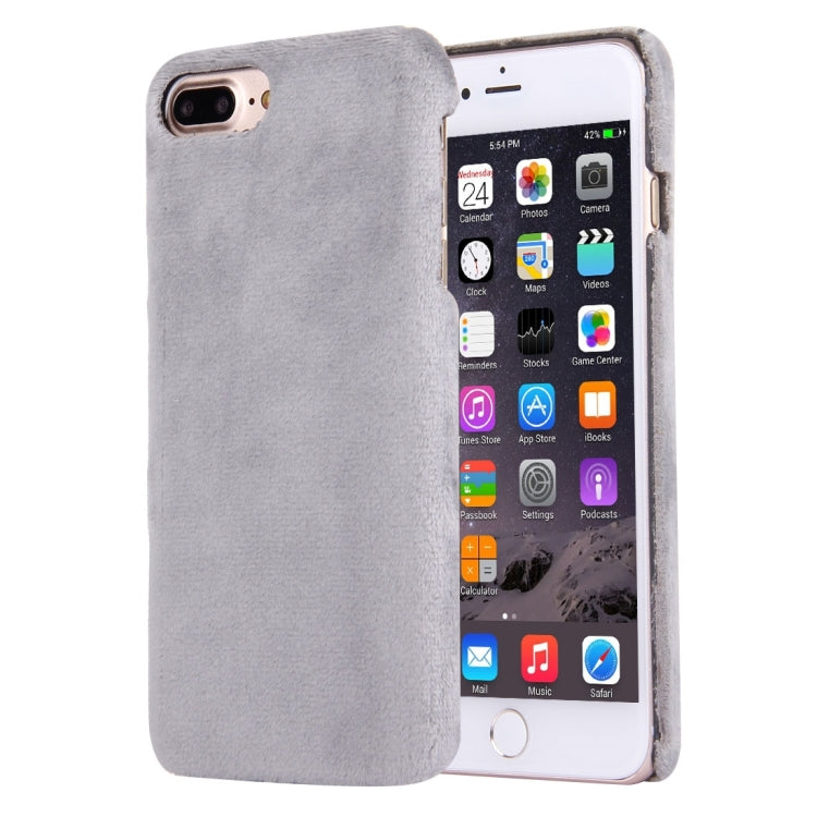 For iPhone 8 Plus & 7 Plus   Faux Fur PC Protective Case