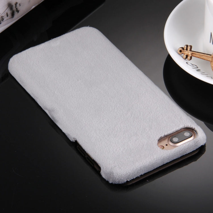 For iPhone 8 Plus & 7 Plus   Faux Fur PC Protective Case