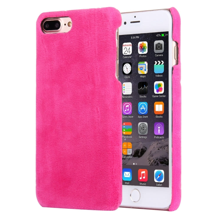 For iPhone 8 Plus & 7 Plus   Faux Fur PC Protective Case