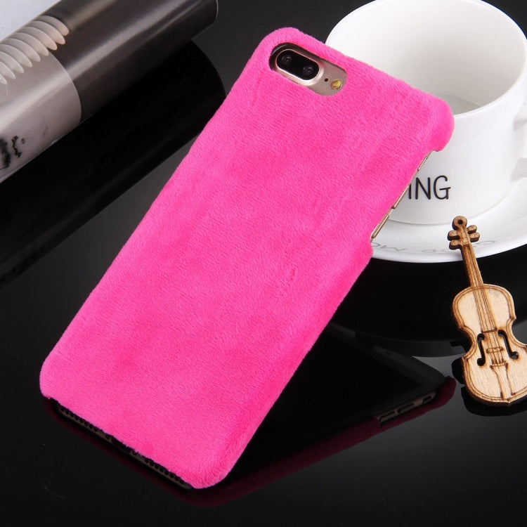 For iPhone 8 Plus & 7 Plus   Faux Fur PC Protective Case