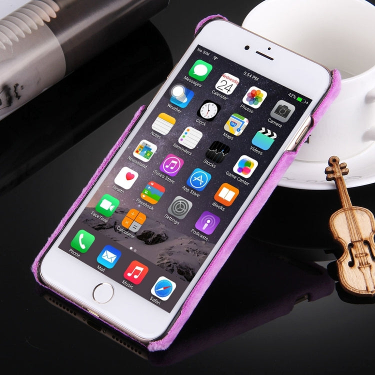 For iPhone 8 Plus & 7 Plus   Faux Fur PC Protective Case