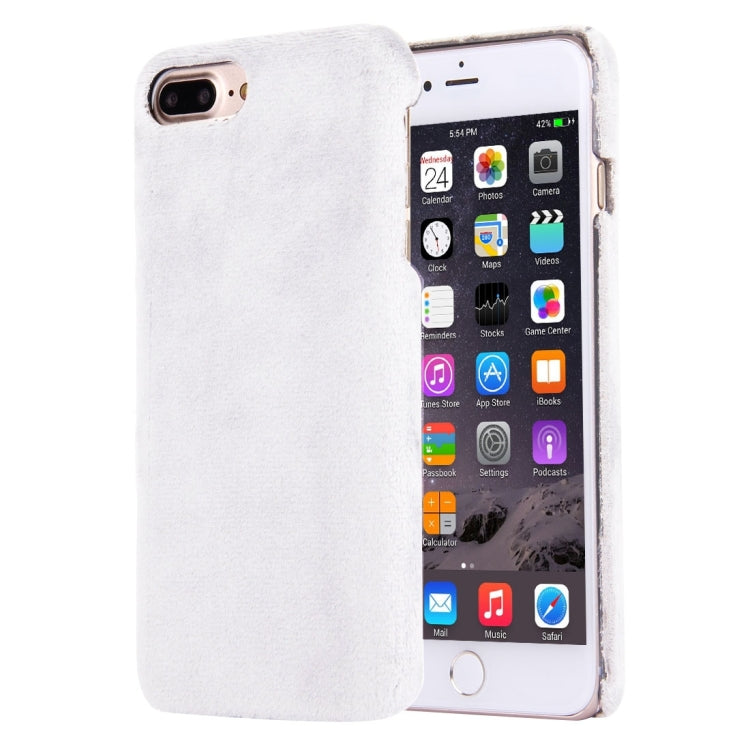 For iPhone 8 Plus & 7 Plus   Faux Fur PC Protective Case