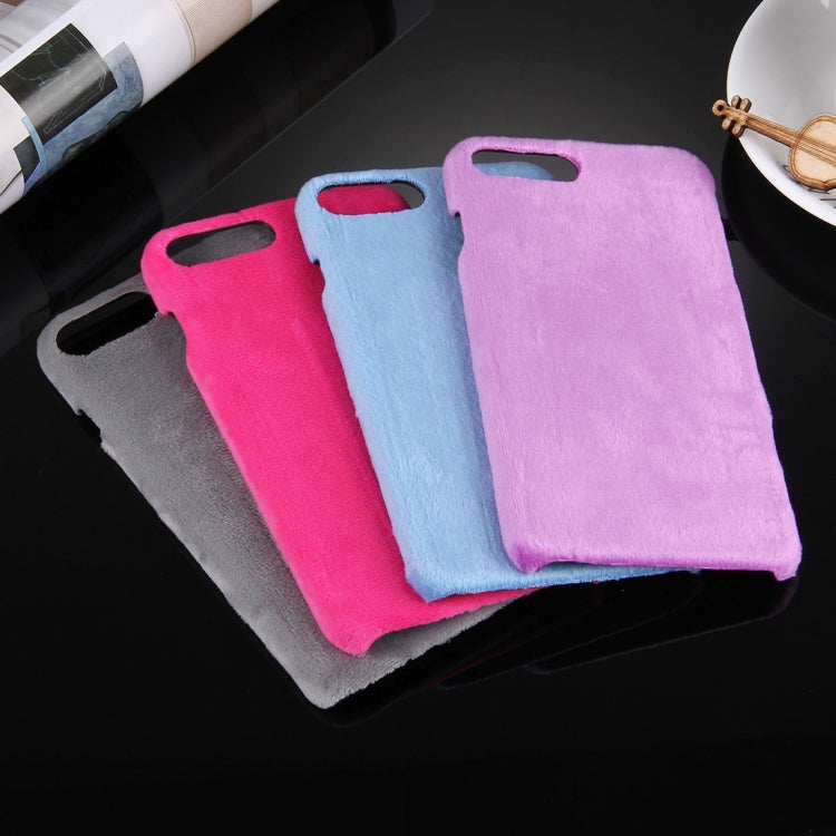 For iPhone 8 Plus & 7 Plus   Faux Fur PC Protective Case