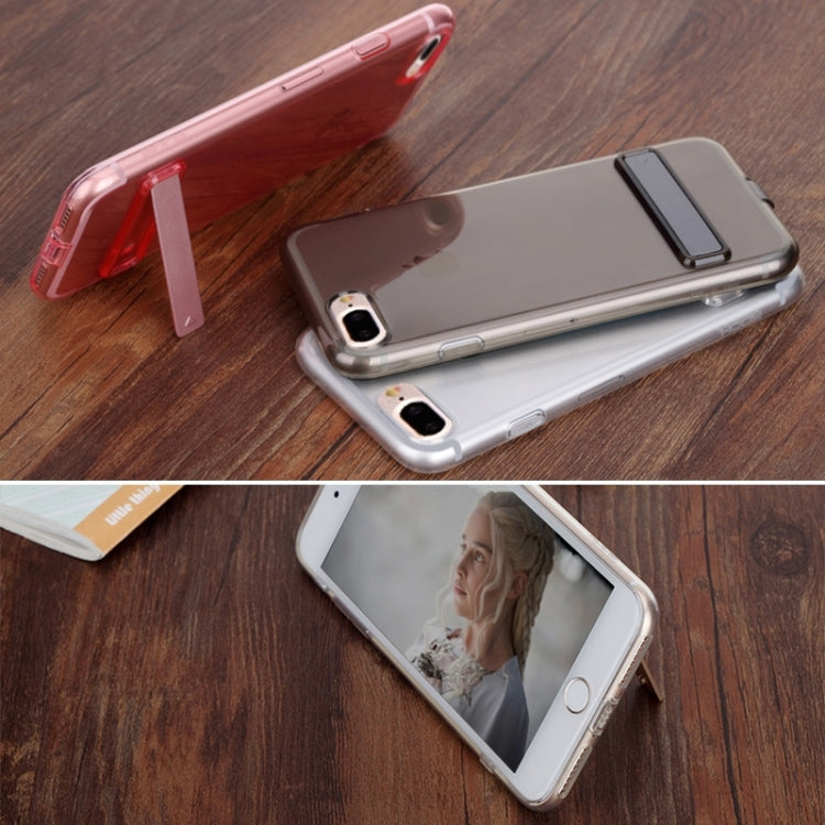 Rock for iPhone 8 Plus & 7 Plus   Transparent Ultrathin Soft TPU Protective Back Case with Holder