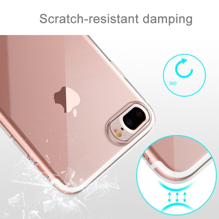 Rock for iPhone 8 Plus & 7 Plus   Transparent Ultrathin Soft TPU Protective Back Case with Holder