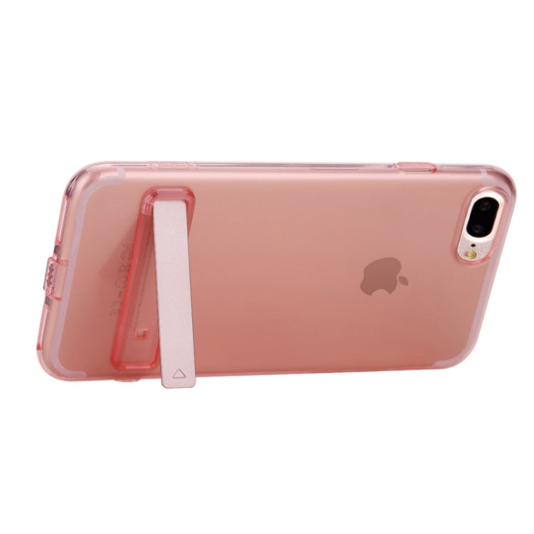 Rock for iPhone 8 Plus & 7 Plus   Transparent Ultrathin Soft TPU Protective Back Case with Holder