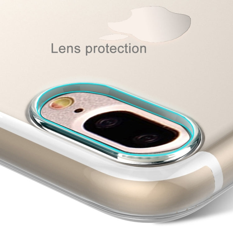 Rock for iPhone 8 Plus & 7 Plus   Transparent Ultrathin Soft TPU Protective Back Case with Holder