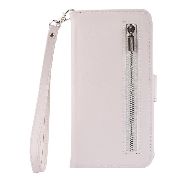 For iPhone 8 Plus & 7 Plus   Separable Crazy Horse Texcture Horizontal Flip Zipper Leather Case with Card Slot & & Wallet & Photo Frame & Lanyard