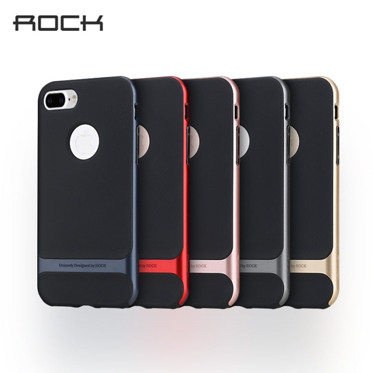 Rock Royce Series for iPhone 8 Plus   Business Style TPU + PC Protective Case