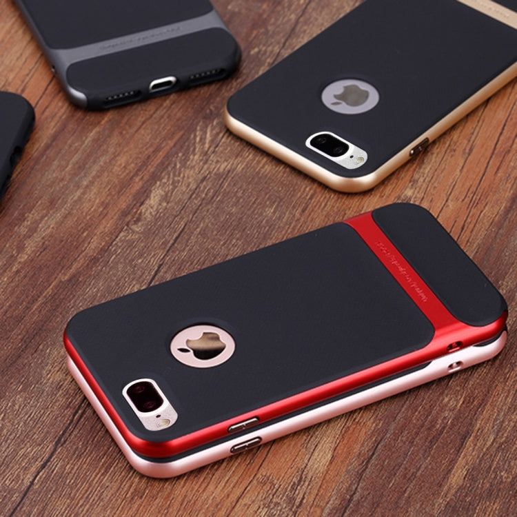Rock Royce Series for iPhone 8 Plus   Business Style TPU + PC Protective Case