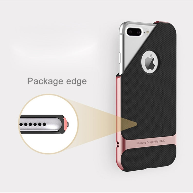 Rock Royce Series for iPhone 8 Plus   Business Style TPU + PC Protective Case