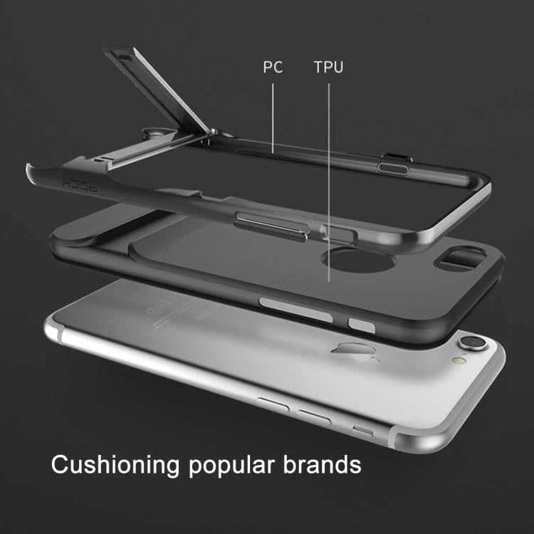 Rock Royce Stand Series for iPhone 8 Plus & 7 Plus   Business Style TPU + PC Protective Case with Holder