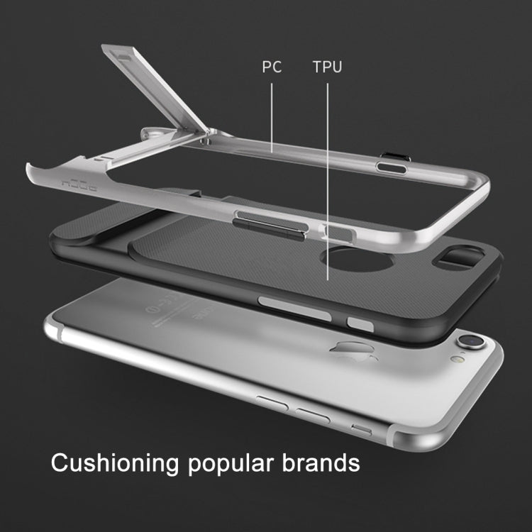 Rock Royce Stand Series for iPhone 8 Plus & 7 Plus   Business Style TPU + PC Protective Case with Holder