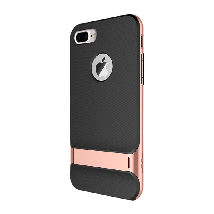 Rock Royce Stand Series for iPhone 8 Plus & 7 Plus   Business Style TPU + PC Protective Case with Holder
