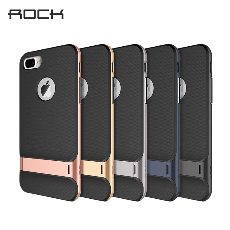 Rock Royce Stand Series for iPhone 8 Plus & 7 Plus   Business Style TPU + PC Protective Case with Holder