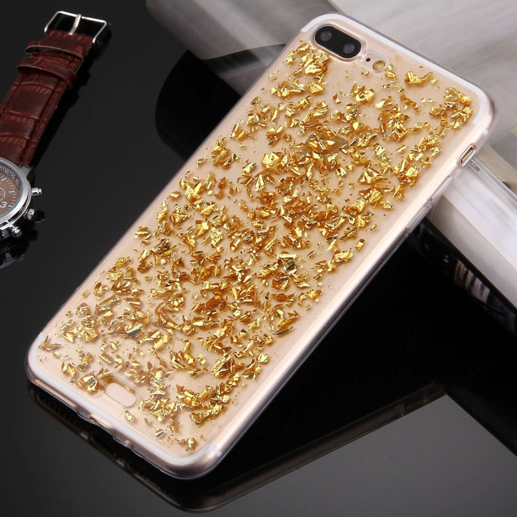 For iPhone 8 Plus & 7 Plus   Scattered Platinum Pattern TPU Protective Case