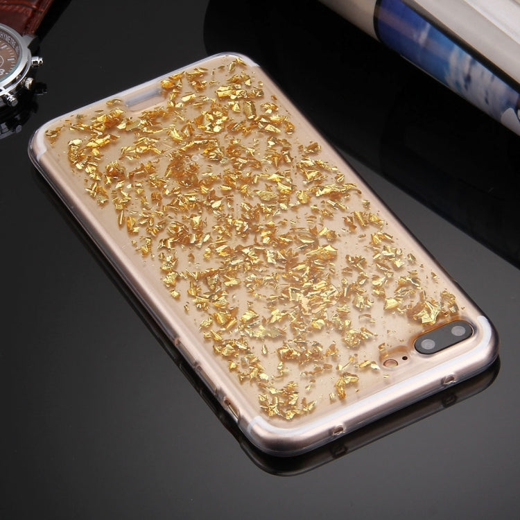 For iPhone 8 Plus & 7 Plus   Scattered Platinum Pattern TPU Protective Case