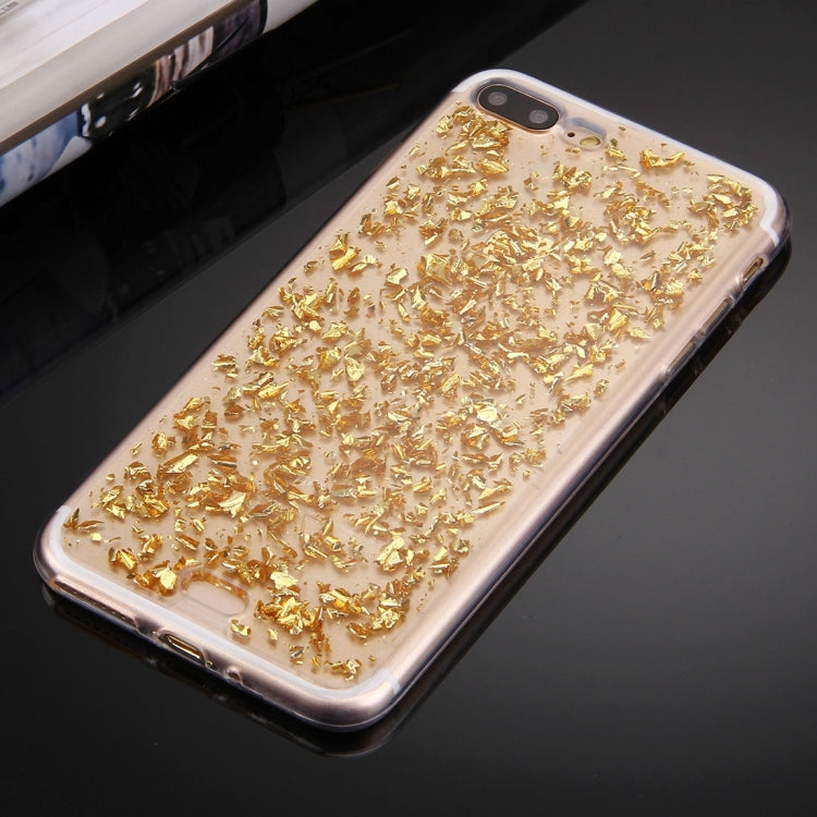 For iPhone 8 Plus & 7 Plus   Scattered Platinum Pattern TPU Protective Case