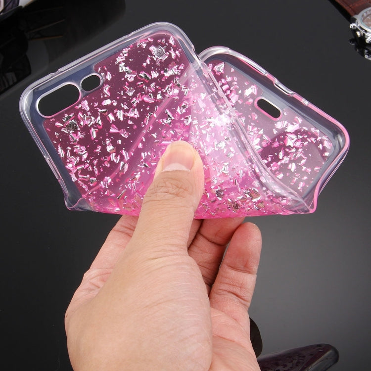 For iPhone 8 Plus & 7 Plus   Scattered Platinum Pattern TPU Protective Case