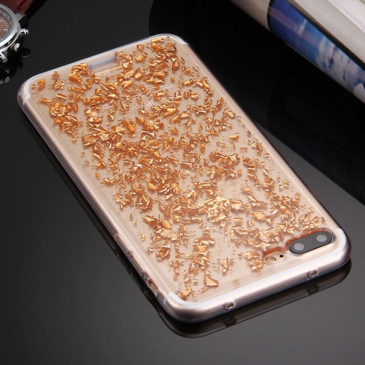 For iPhone 8 Plus & 7 Plus   Scattered Platinum Pattern TPU Protective Case